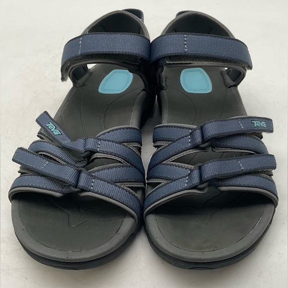 Teva Women’s Tirra S/N 4266 Sandals Size 6.5 Preowned Blue Gray - Picture 5 of 6
